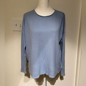 Aerie Waffle Long Sleeve Boxy Tee